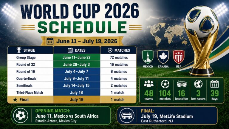 World Cup 2026 Schedule